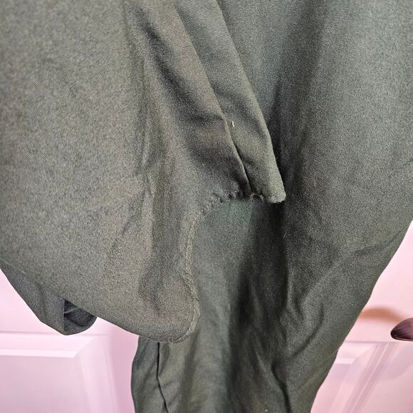 Vintage National Safety Apparel 34/38 Army Green Brush Utility Pants Pockets EUC - Picture 4 of 6